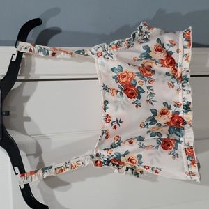 Floral crop top
